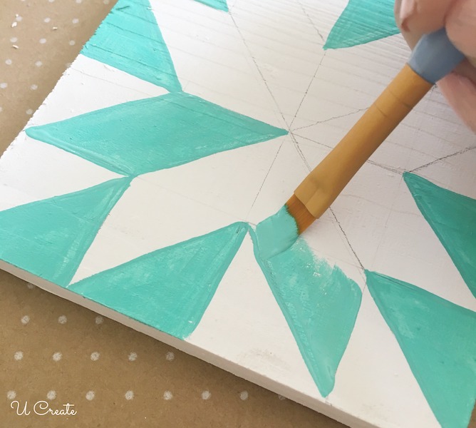 How to Paint Wooden Quilt Blocks