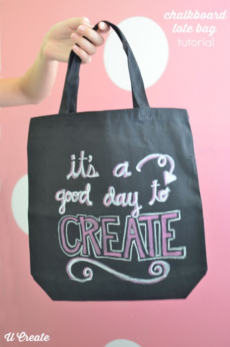 Chalkboard Craft Tote Tutorial