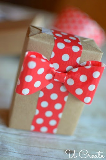Duct Tape Gift Bow Tutorial
