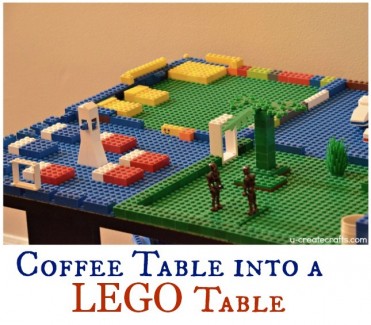 How to Turn a Coffee Table into a Lego Table