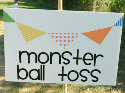 Monster Ball Toss and other Olympic Games