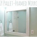 DIY Framed Pallet Mirror by U Create