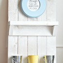 DIY Pallet Shelf by u-createcrafts.com