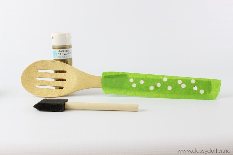 DIY Serving Utensils and Baker's Gift (Step 2)