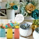 DIY Spring Floral Arrangements by U Create