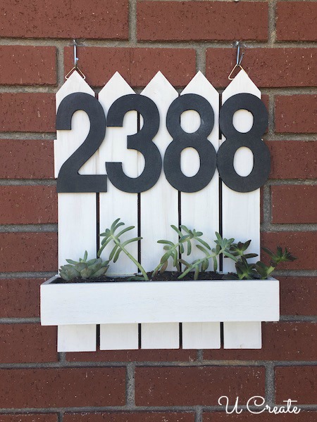 DIY Address Planter by U Create