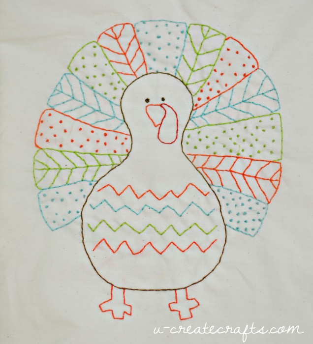 Free Stitchable Turkey Pattern