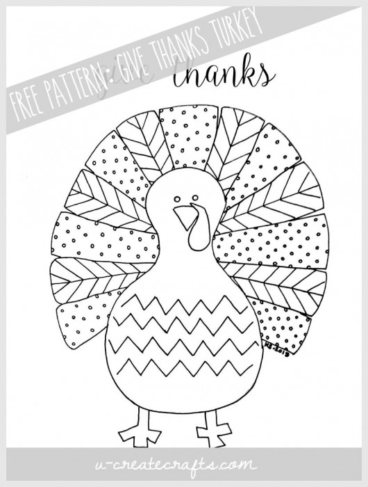 Free Pattern: Fall Turkey by U Create