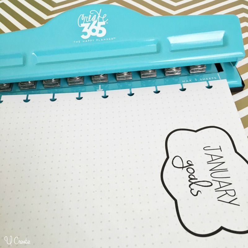 Happy Planner punch - add anything to your planner with this!