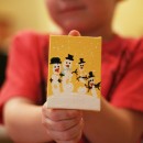 Handprint Snowman Tutorial by eighteen25