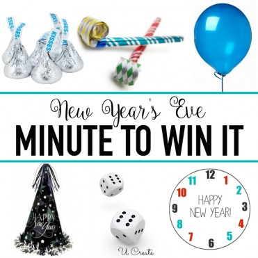 New Year's Eve Minute to Win It games by U Create