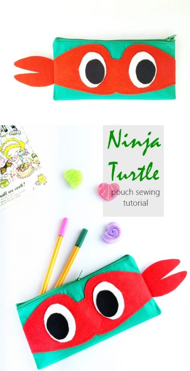 Ninja Turtle Pouch Tutorial