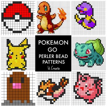 Free Pokemon Go Perler Bead Patterns