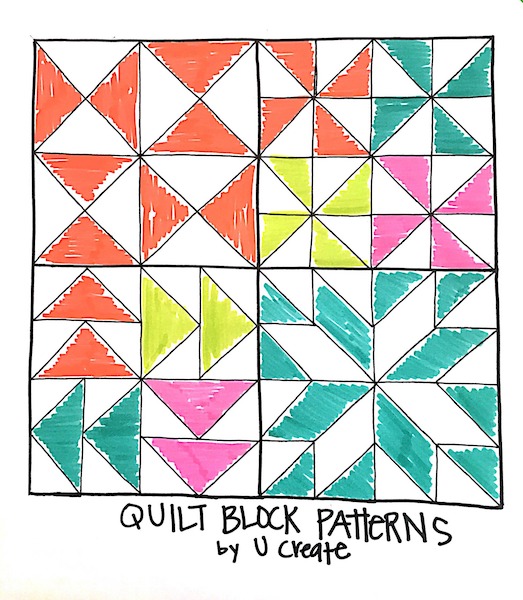 DIY Wood Quilt Block Coasters