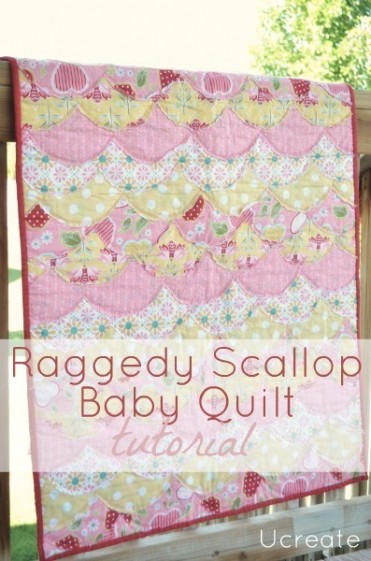 Raggedy Scallop Quilt Tutorial