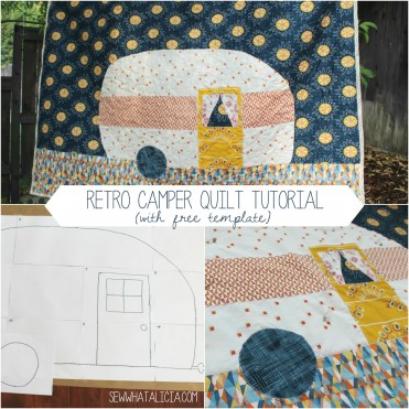 Retro Camper Quilt Tutorial by Sew What Alicia