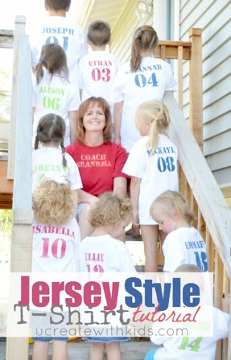 Rockin' Awesome Jersey Style T-Shirt Tutorial