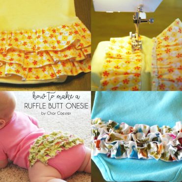 How to Make a Ruffle Butt Onesie by Char Coester