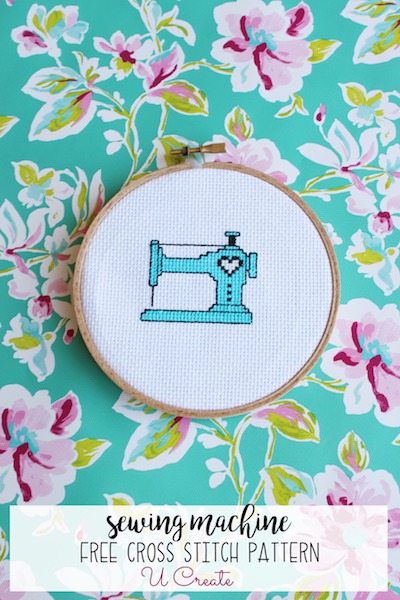 Sewing Machine free cross stitch pattern