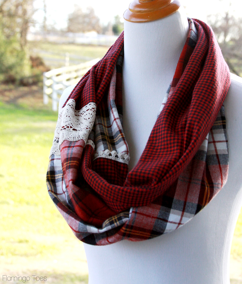 Simple Plaid DIY Scarf