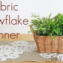 Snowflake Table Runner Tutorial by V and Co