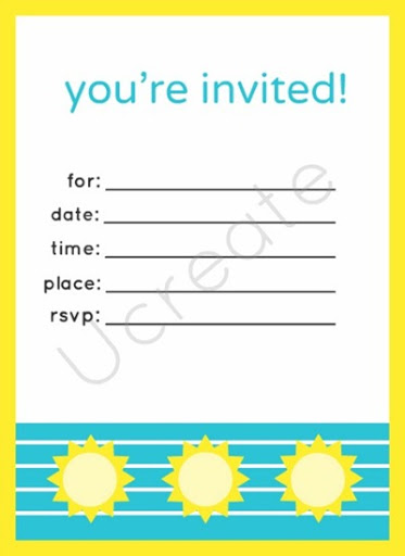 Free Printable Birthday Invitations