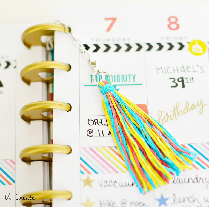 DIY Planner Tassel