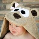 Hooded Bear Towel Tutorial by Crazy Little Projects