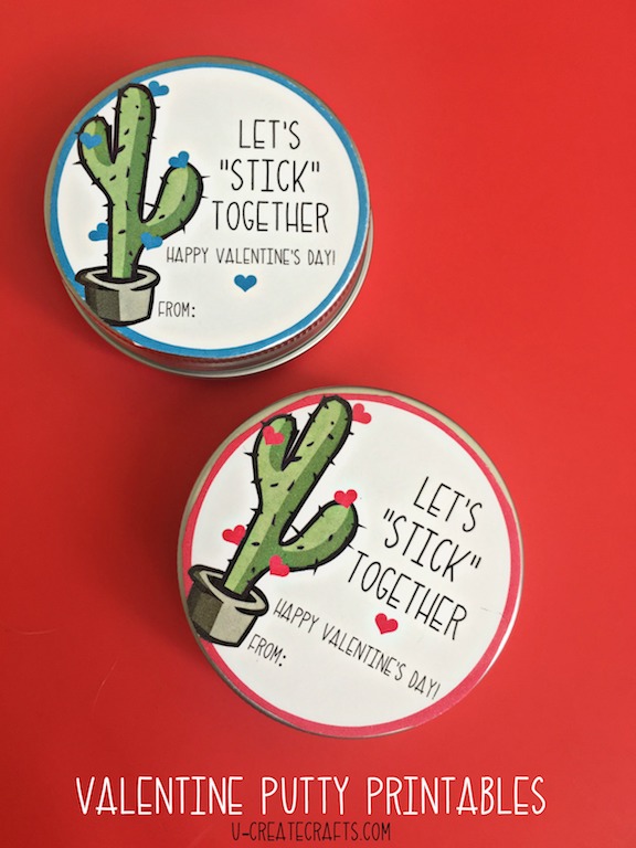 Let's Stick Together putty printables!