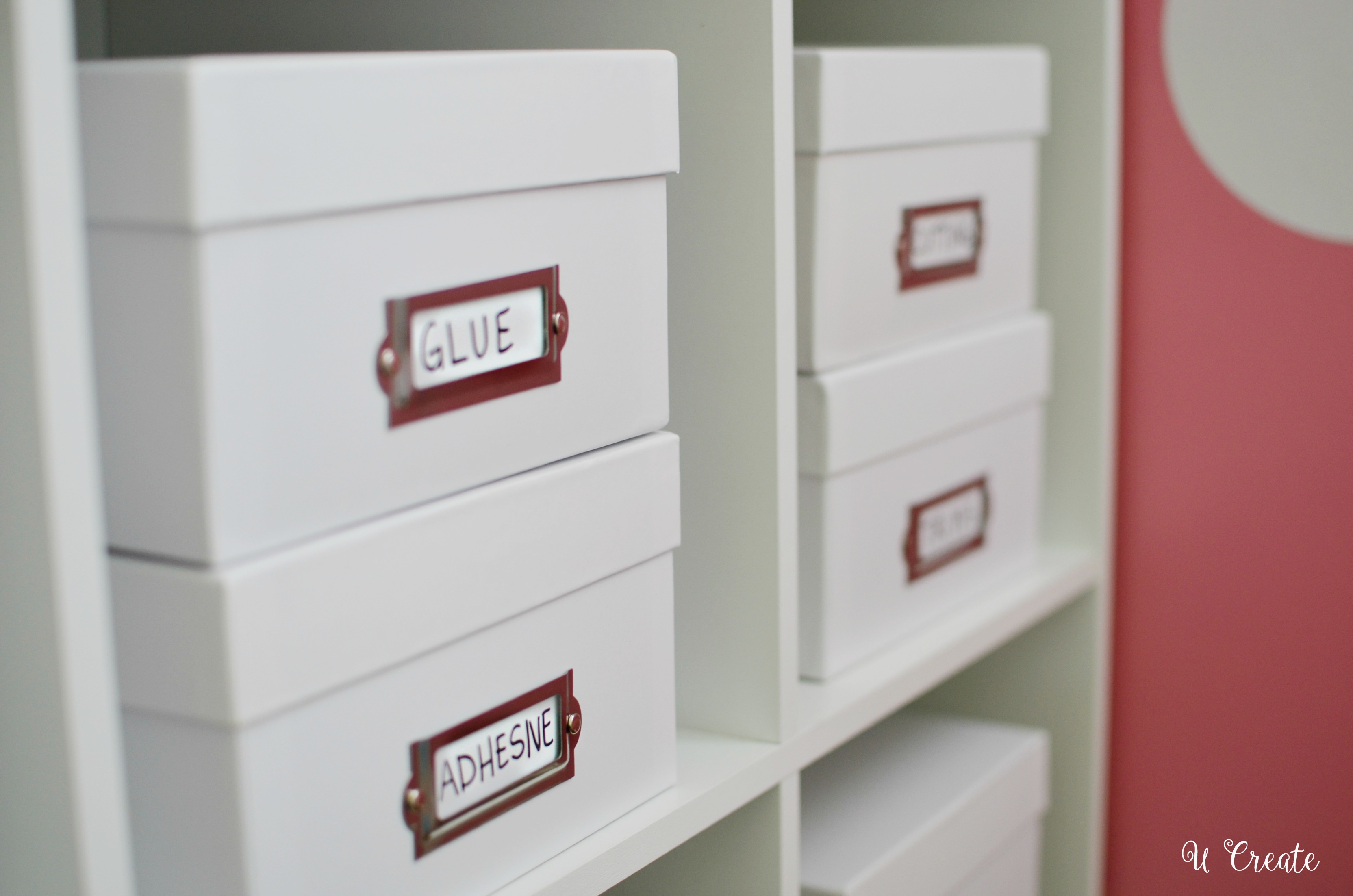 White Storage Boxes and other craft tips by U Create!