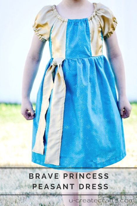 Brave Princess Peasant Dress at u-createcrafts.com
