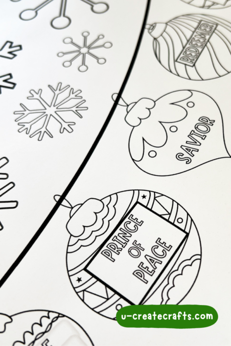 Merry Christmas Coloring Page and Posters by U Create