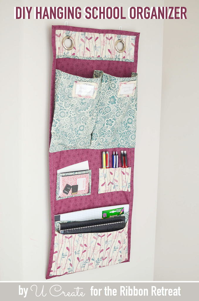 DIY Hanging Organizer