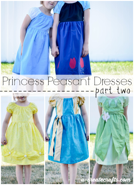 Princess Peasant Dresses Part 2 u-createcrafts.com